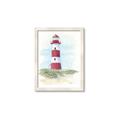 Picture of Red Lighthouse _GroupedProduct_Rectangle_Portrait_Framed_Matted_