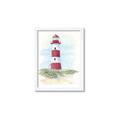 Picture of Red Lighthouse _GroupedProduct_Rectangle_Portrait_Framed_Matted_