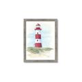 Picture of Red Lighthouse _GroupedProduct_Rectangle_Portrait_Framed_Matted_