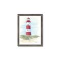 Picture of Red Lighthouse _GroupedProduct_Rectangle_Portrait_Framed_Matted_