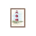 Picture of Red Lighthouse _GroupedProduct_Rectangle_Portrait_Framed_Matted_