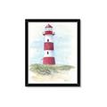 Picture of Red Lighthouse _GroupedProduct_Rectangle_Portrait_Framed_Matted_