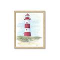 Picture of Red Lighthouse _GroupedProduct_Rectangle_Portrait_Framed_Matted_