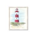 Picture of Red Lighthouse _GroupedProduct_Rectangle_Portrait_Framed_Matted_