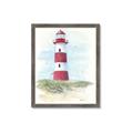 Picture of Red Lighthouse _GroupedProduct_Rectangle_Portrait_Framed_Matted_