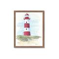 Picture of Red Lighthouse _GroupedProduct_Rectangle_Portrait_Framed_Matted_