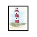 Picture of Red Lighthouse _GroupedProduct_Rectangle_Portrait_Framed_Matted_