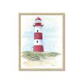 Picture of Red Lighthouse _GroupedProduct_Rectangle_Portrait_Framed_Matted_