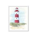 Picture of Red Lighthouse _GroupedProduct_Rectangle_Portrait_Framed_Matted_