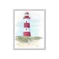 Picture of Red Lighthouse _GroupedProduct_Rectangle_Portrait_Framed_Matted_