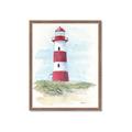 Picture of Red Lighthouse _GroupedProduct_Rectangle_Portrait_Framed_Matted_