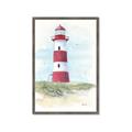 Picture of Red Lighthouse _GroupedProduct_Rectangle_Portrait_Framed_Matted_