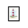Picture of Red Lighthouse _GroupedProduct_Rectangle_Portrait_Framed_Matted_