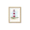 Picture of Red Lighthouse _GroupedProduct_Rectangle_Portrait_Framed_Matted_
