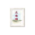 Picture of Red Lighthouse _GroupedProduct_Rectangle_Portrait_Framed_Matted_