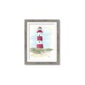 Picture of Red Lighthouse _GroupedProduct_Rectangle_Portrait_Framed_Matted_