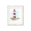 Picture of Red Lighthouse _GroupedProduct_Rectangle_Portrait_Framed_Matted_