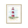 Picture of Red Lighthouse _GroupedProduct_Rectangle_Portrait_Framed_Matted_