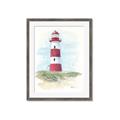 Picture of Red Lighthouse _GroupedProduct_Rectangle_Portrait_Framed_Matted_