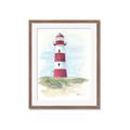 Picture of Red Lighthouse _GroupedProduct_Rectangle_Portrait_Framed_Matted_
