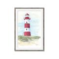 Picture of Red Lighthouse _GroupedProduct_Rectangle_Portrait_Framed_Matted_