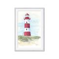 Picture of Red Lighthouse _GroupedProduct_Rectangle_Portrait_Framed_Matted_