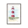 Picture of Red Lighthouse _GroupedProduct_Rectangle_Portrait_Framed_Matted_