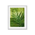 Picture of Fresh Palm Leaves I _GroupedProduct_Rectangle_Portrait_Framed_Matted_