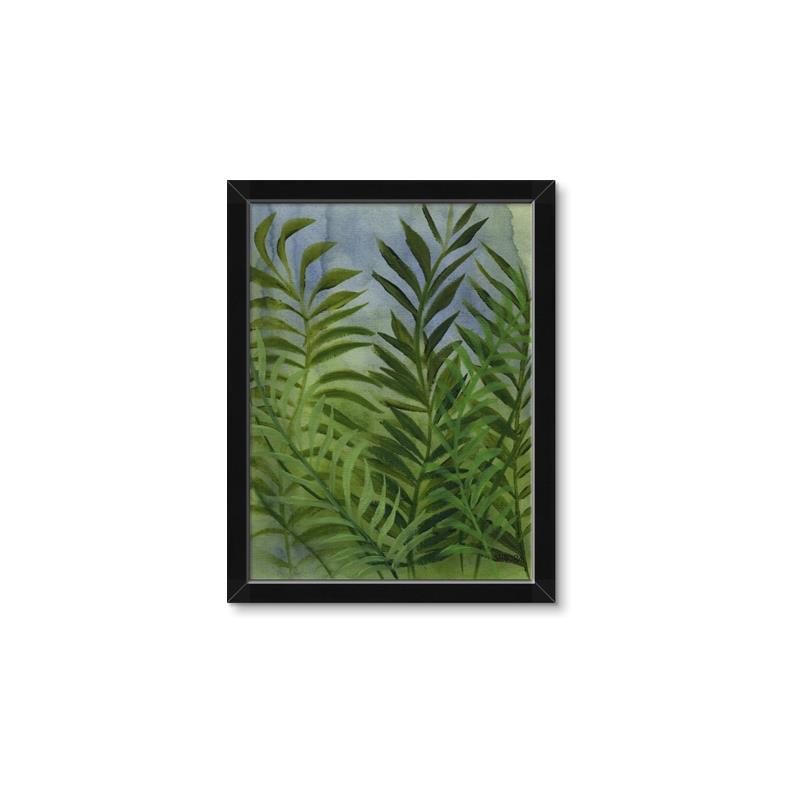 Picture of Fresh Palm Leaves II _GroupedProduct_Rectangle_Portrait_Framed_Matted_