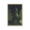 Picture of Tropical Palm Leaves II _GroupedProduct_Rectangle_Portrait_Framed_Matted_