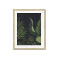 Picture of Tropical Palm Leaves II _GroupedProduct_Rectangle_Portrait_Framed_Matted_