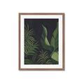 Picture of Tropical Palm Leaves II _GroupedProduct_Rectangle_Portrait_Framed_Matted_