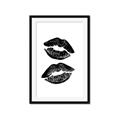 Picture of Kisses _GroupedProduct_Rectangle_Portrait_Framed_Matted_