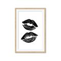 Picture of Kisses _GroupedProduct_Rectangle_Portrait_Framed_Matted_