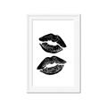 Picture of Kisses _GroupedProduct_Rectangle_Portrait_Framed_Matted_