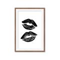 Picture of Kisses _GroupedProduct_Rectangle_Portrait_Framed_Matted_