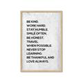 Picture of Be Kind II _GroupedProduct_Rectangle_Portrait_Framed_Matted_