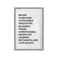Picture of Be Kind II _GroupedProduct_Rectangle_Portrait_Framed_Matted_