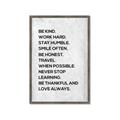 Picture of Be Kind II _GroupedProduct_Rectangle_Portrait_Framed_Matted_