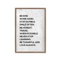 Picture of Be Kind II _GroupedProduct_Rectangle_Portrait_Framed_Matted_