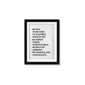 Picture of Be Kind II _GroupedProduct_Rectangle_Portrait_Framed_Matted_