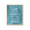 Picture of Live For The Moments II _GroupedProduct_Rectangle_Portrait_Framed_Matted_