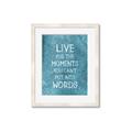 Picture of Live For The Moments II _GroupedProduct_Rectangle_Portrait_Framed_Matted_