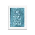 Picture of Live For The Moments II _GroupedProduct_Rectangle_Portrait_Framed_Matted_