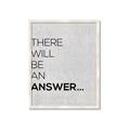 Picture of There Will Be An Answer _GroupedProduct_Rectangle_Portrait_Framed_Matted_