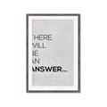 Picture of There Will Be An Answer _GroupedProduct_Rectangle_Portrait_Framed_Matted_