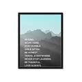 Picture of Be Kind Work Hard I _GroupedProduct_Rectangle_Portrait_Framed_Matted_