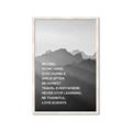 Picture of Be Kind Work Hard II _GroupedProduct_Rectangle_Portrait_Framed_Matted_