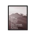 Picture of Be Kind Work Hard III _GroupedProduct_Rectangle_Portrait_Framed_Matted_