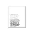 Picture of Live The Life II _GroupedProduct_Rectangle_Portrait_Framed_Matted_
